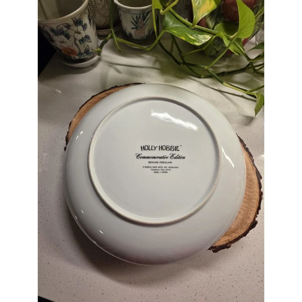 Vintage Holly Hobby Porcelain Mother's Day 1974 Collector Plate